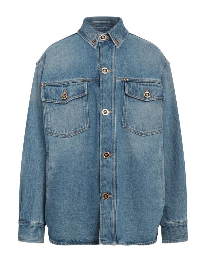 VERSACE Jeansjacke/-mantel Herren Blau von VERSACE