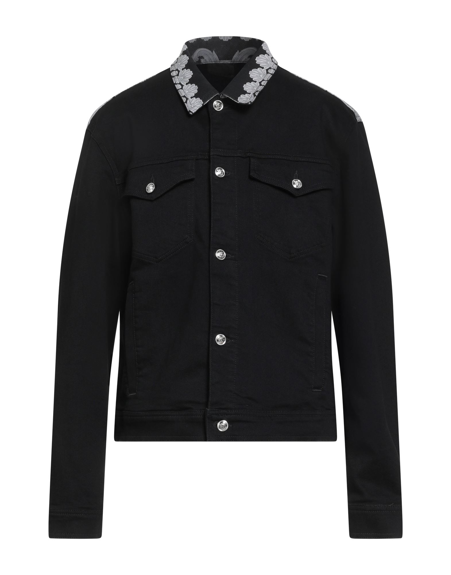 VERSACE Jeansjacke/-mantel Herren Schwarz VERSACE Jeansjacke/-mantel Herren Schwarz von VERSACE