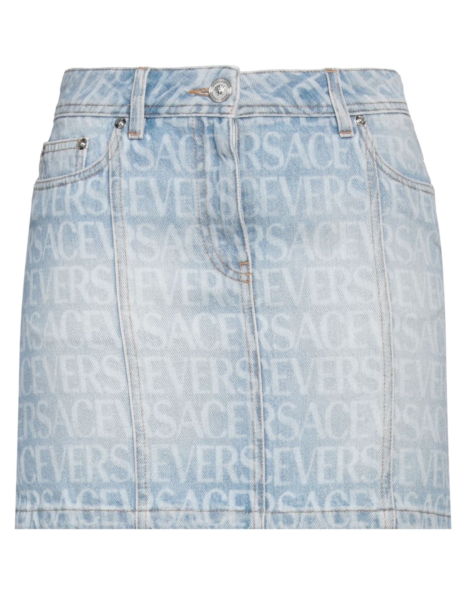 VERSACE Jeansrock Damen Blau von VERSACE