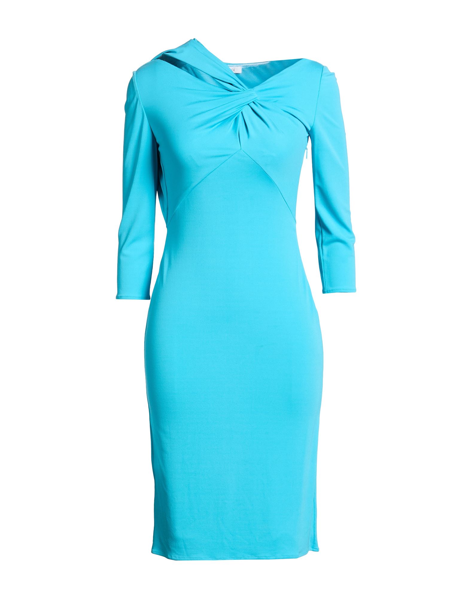 VERSACE Midi-kleid Damen Azurblau von VERSACE