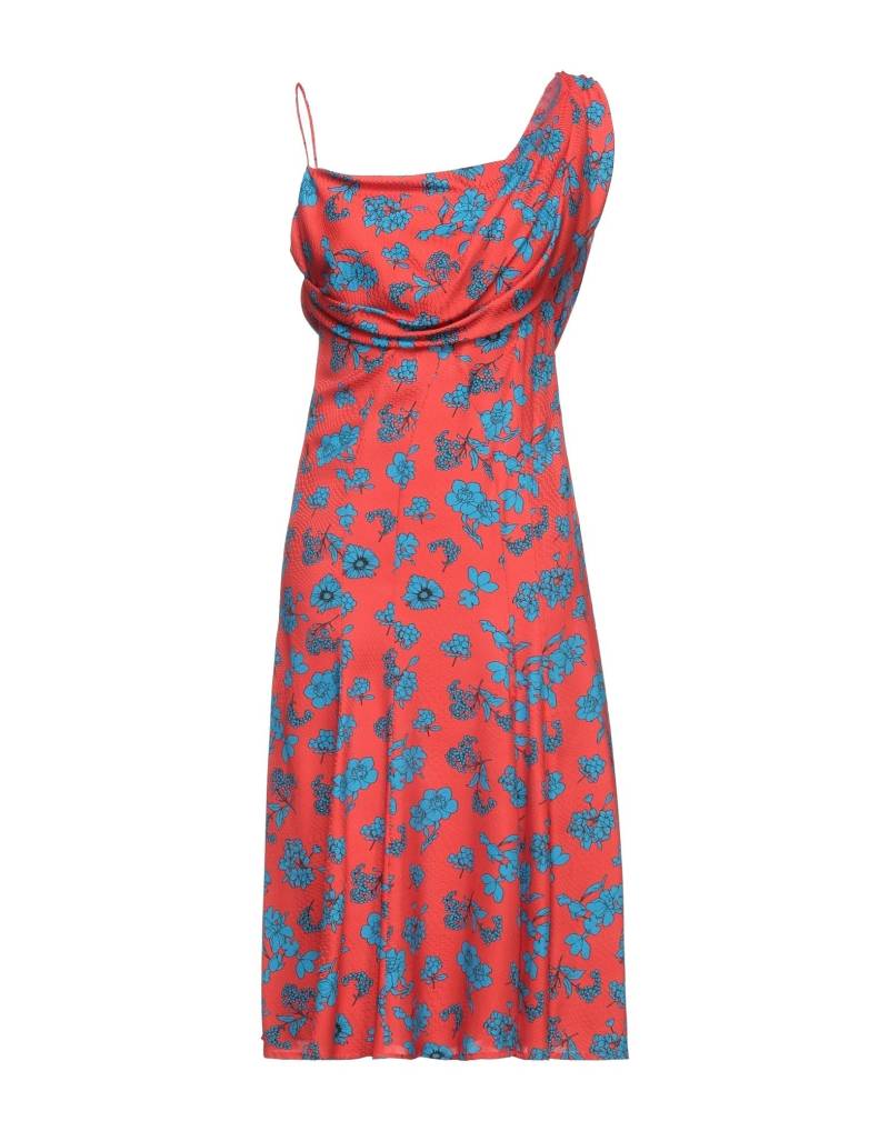 VERSACE Midi-kleid Damen Rot von VERSACE