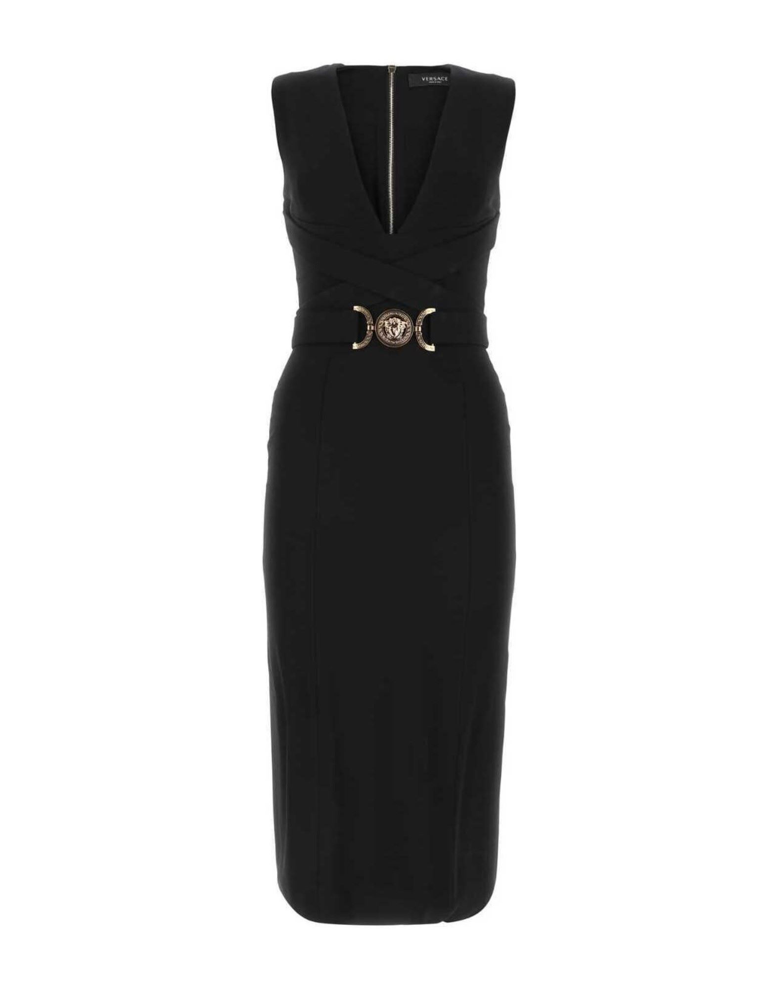 VERSACE Midi-kleid Damen Schwarz von VERSACE