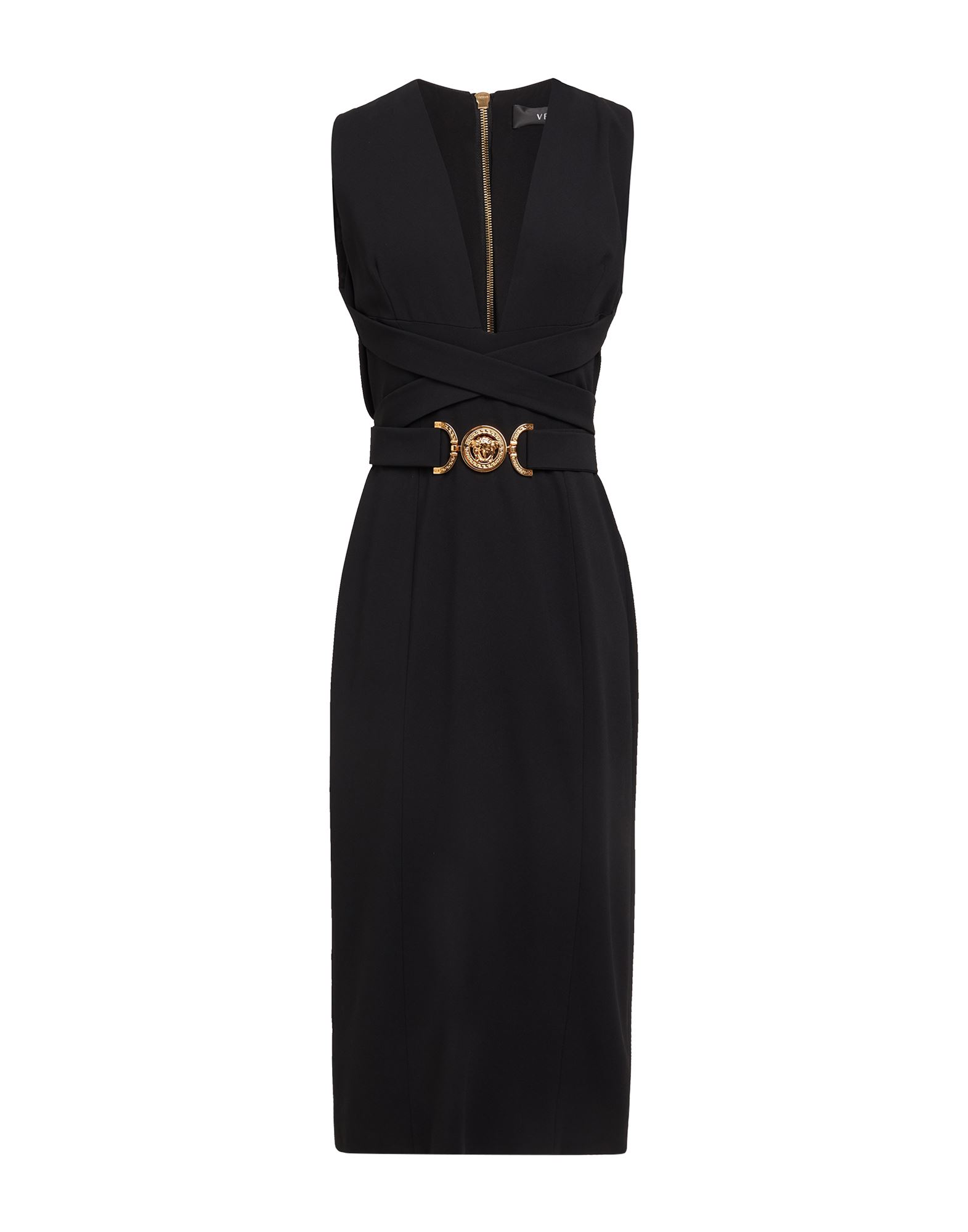 VERSACE Midi-kleid Damen Schwarz von VERSACE