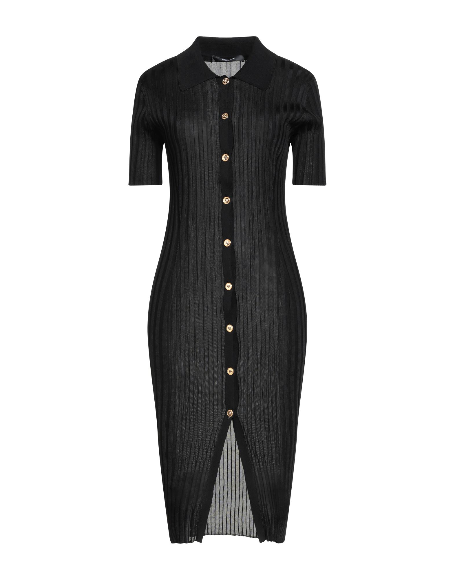 VERSACE Midi-kleid Damen Schwarz von VERSACE