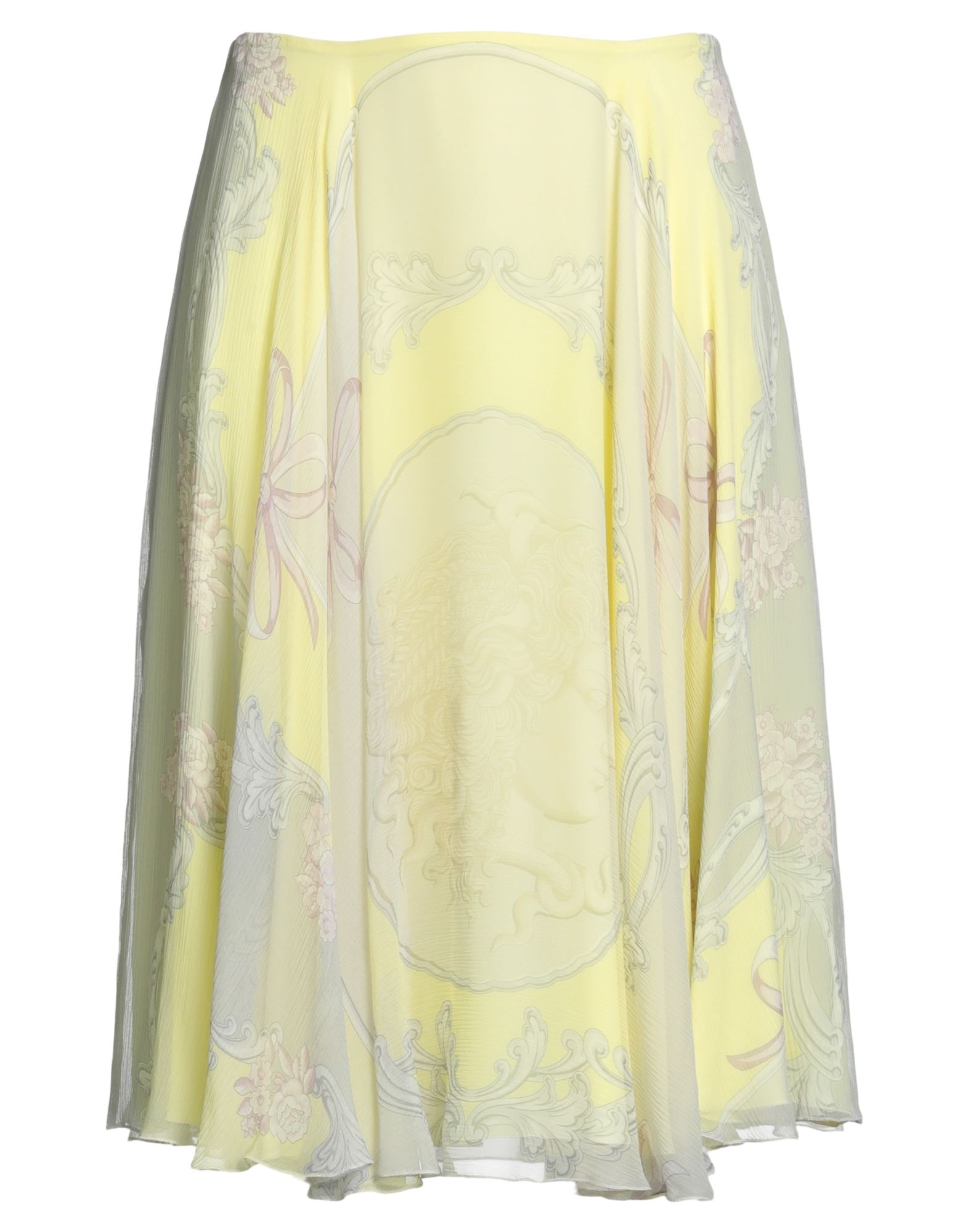 VERSACE Midi-rock Damen Pastellgelb VERSACE Midi-rock Damen Pastellgelb von VERSACE