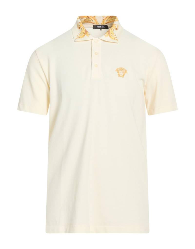 VERSACE Poloshirt Herren Cremeweiß von VERSACE