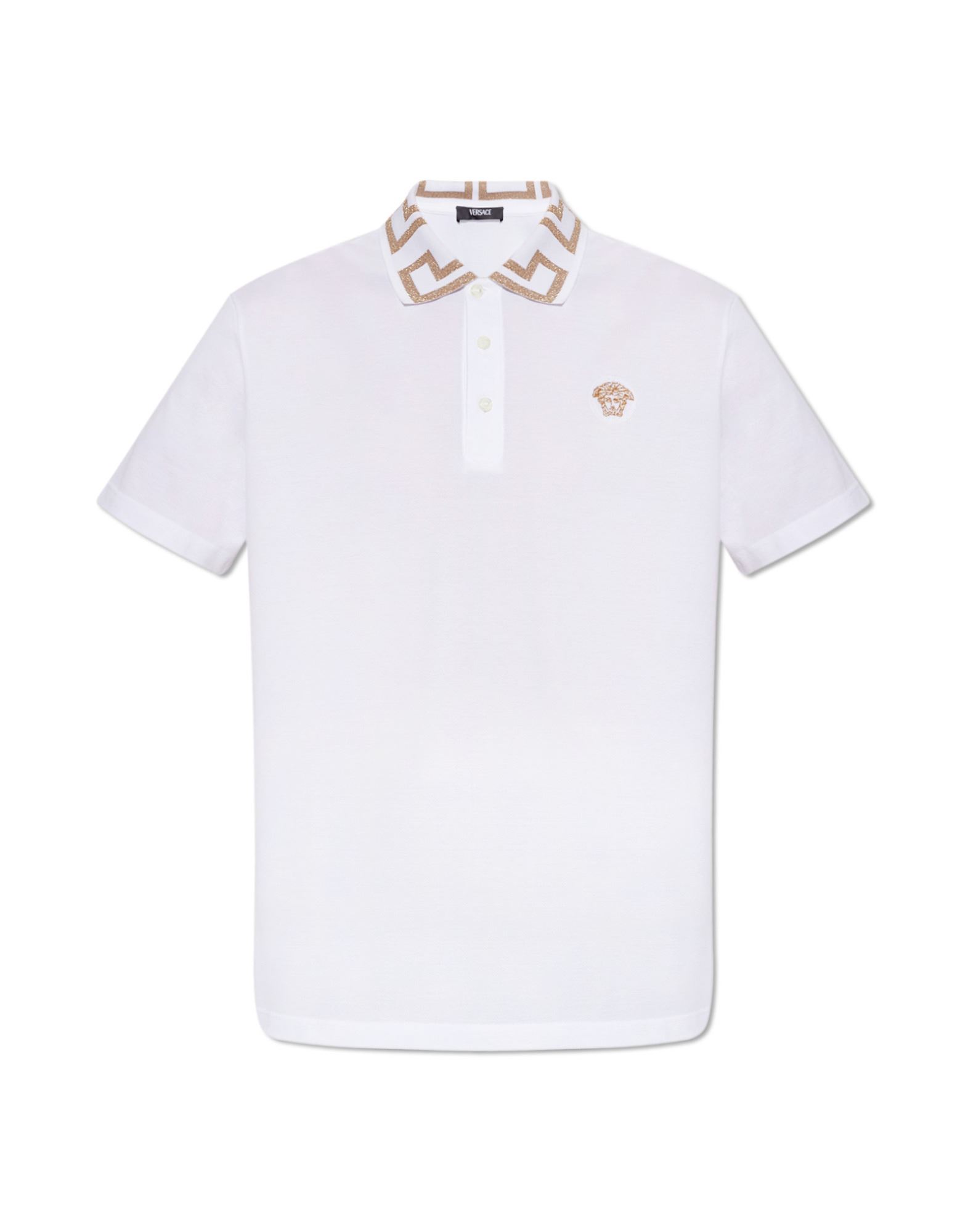 VERSACE Poloshirt Herren Weiß von VERSACE