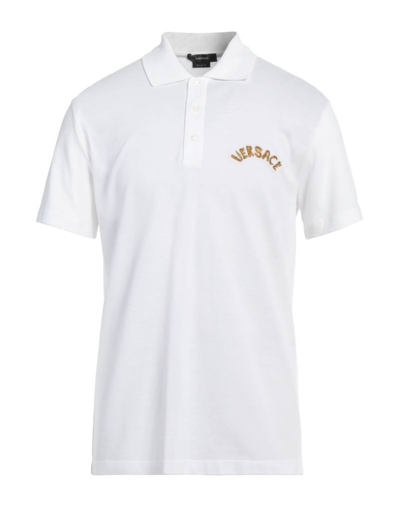 VERSACE Poloshirt Herren Weiß von VERSACE