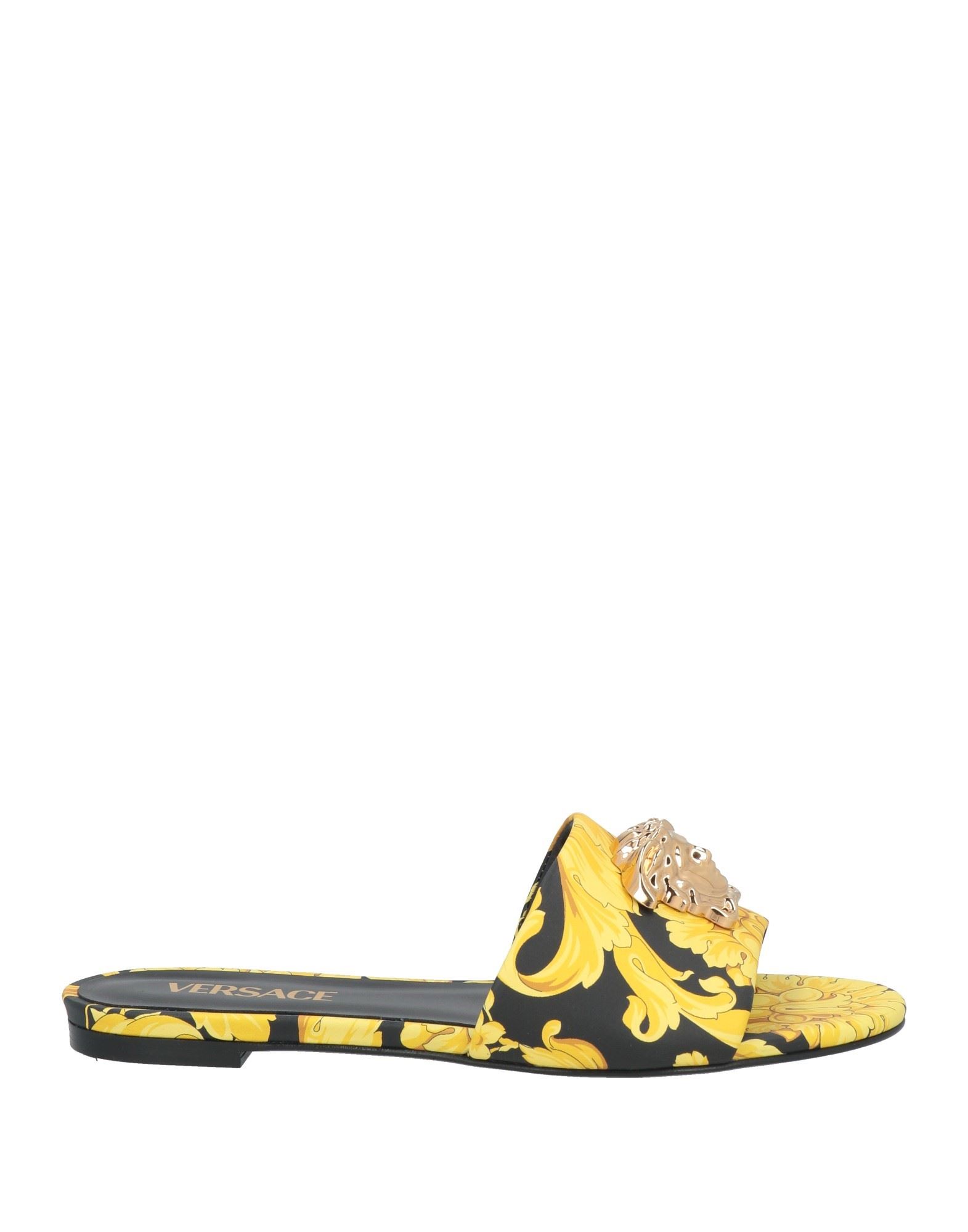 VERSACE Sandale Damen Gelb von VERSACE