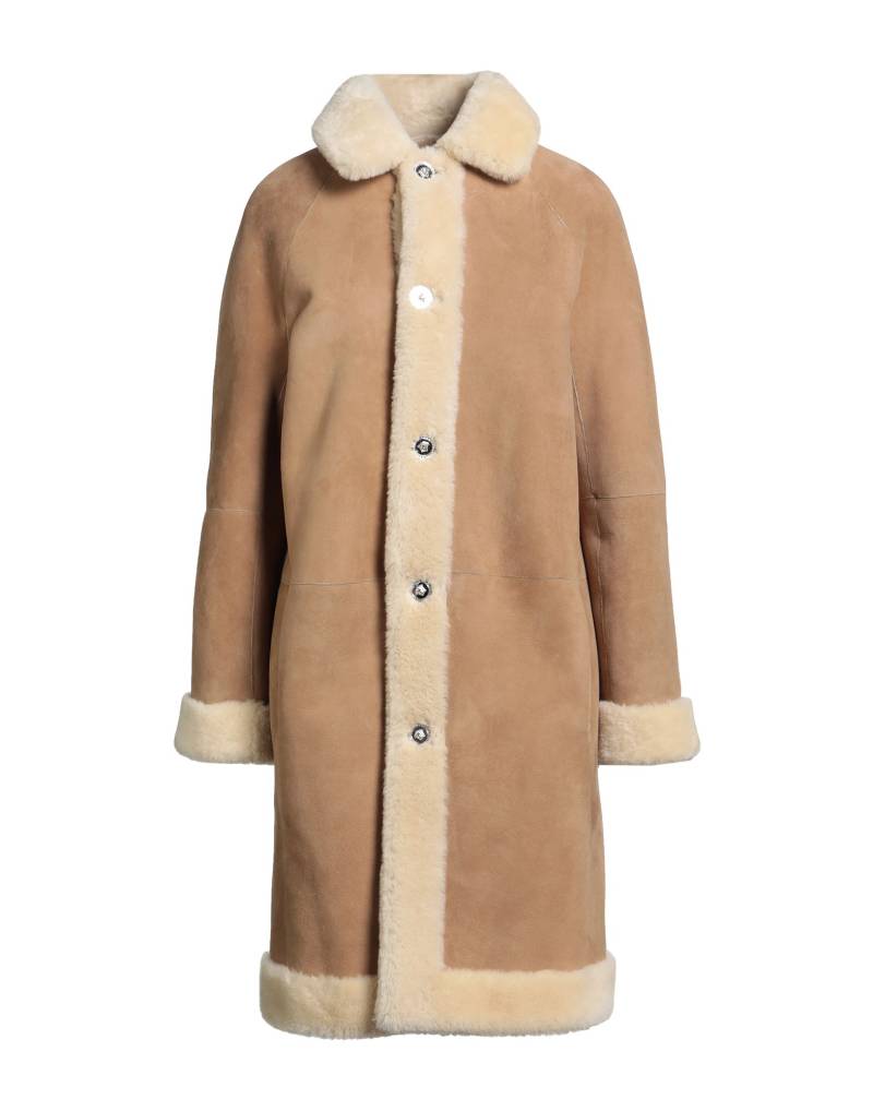 VERSACE Shearling- & Kunstfell Damen Sand von VERSACE