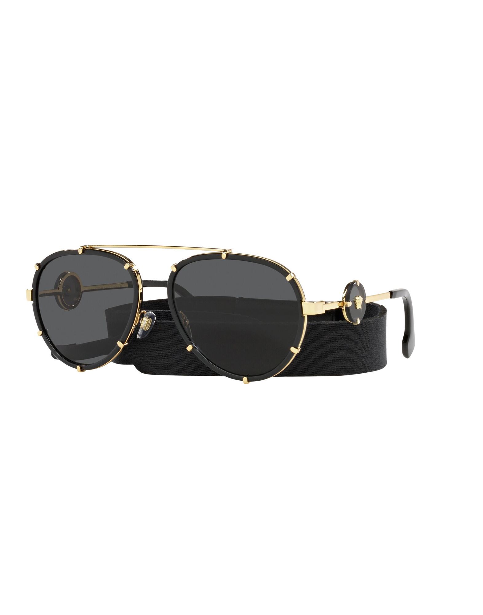 VERSACE Sonnenbrille Unisex Gold von VERSACE