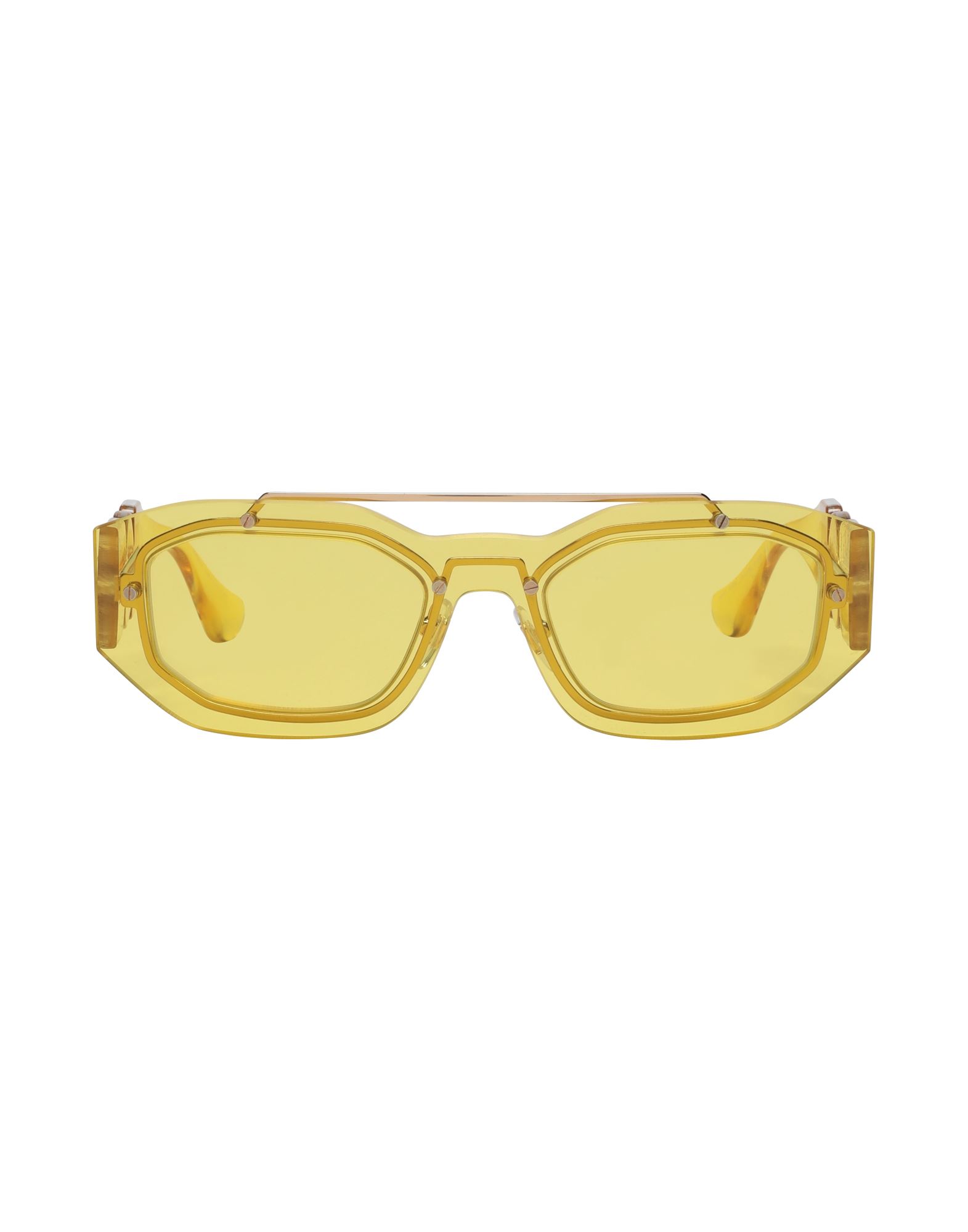 VERSACE Sonnenbrille Unisex Gelb von VERSACE