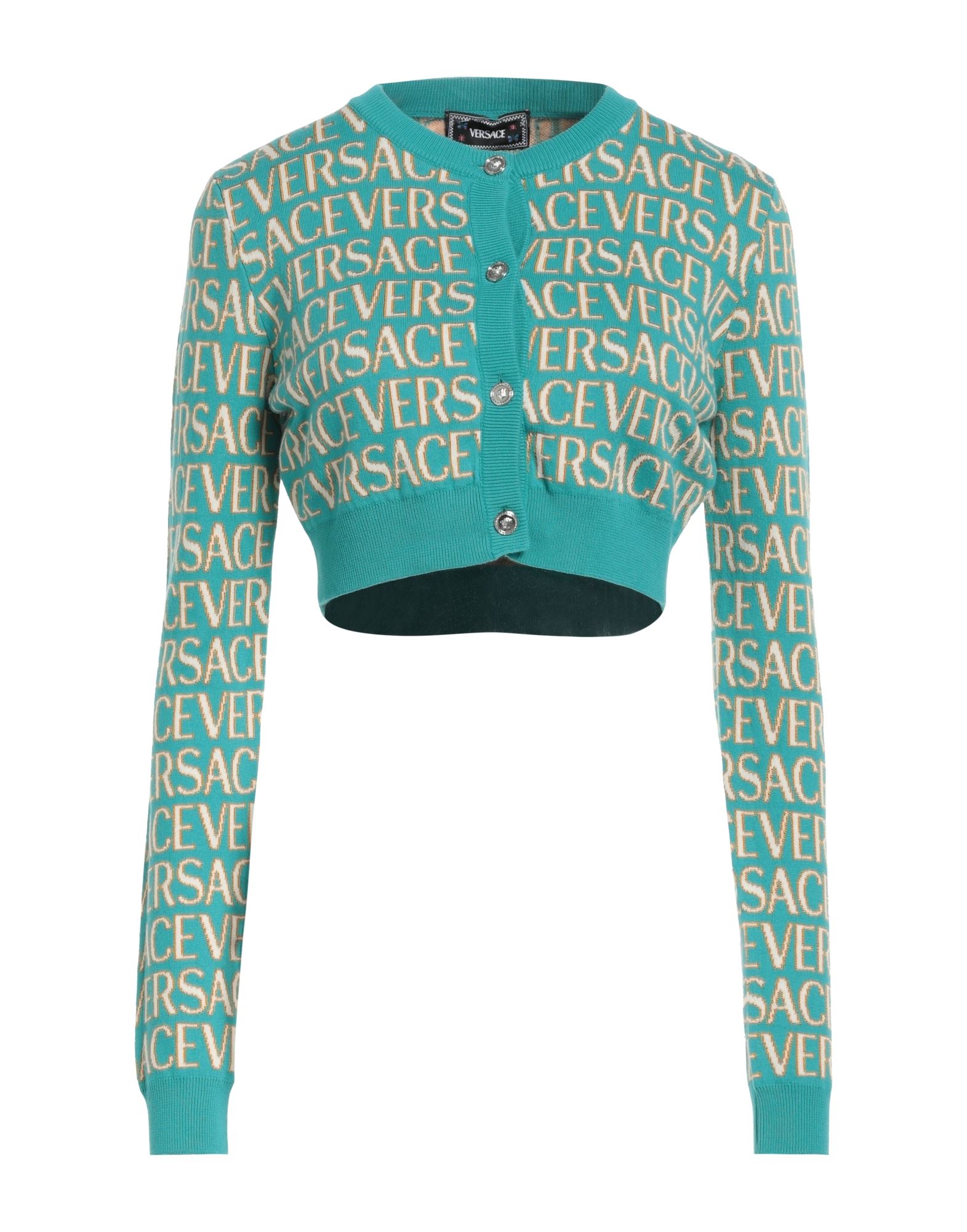 VERSACE Strickjacke Damen Tūrkis von VERSACE