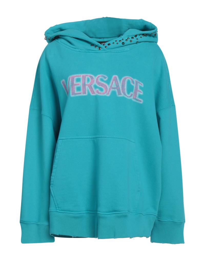 VERSACE Sweatshirt Damen Tūrkis von VERSACE