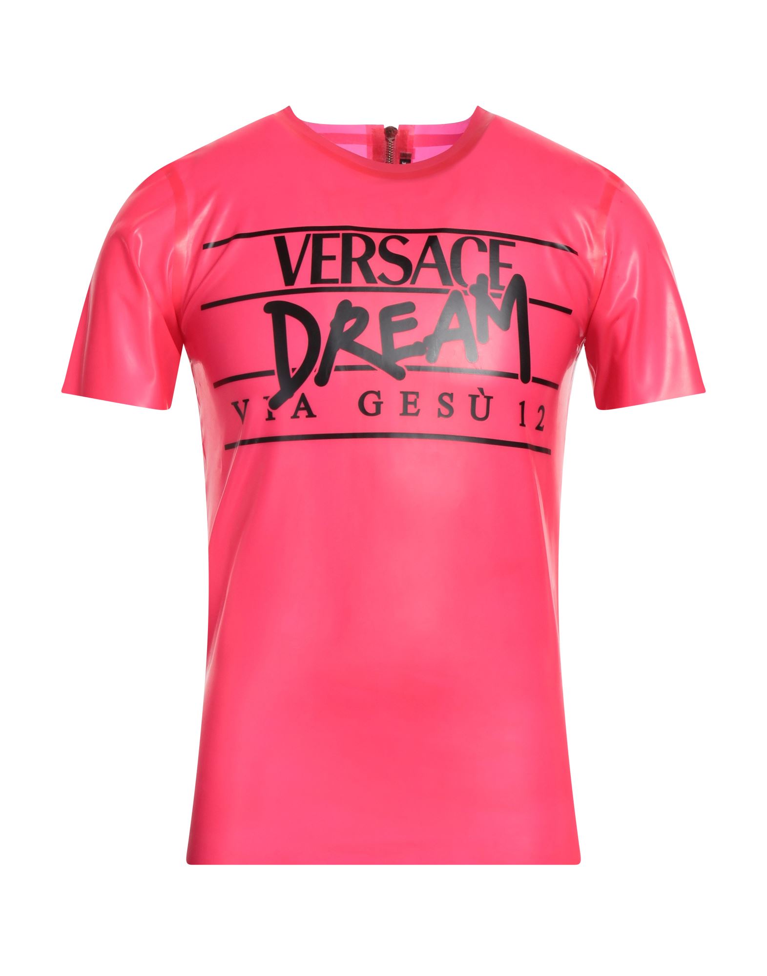 VERSACE T-shirts Herren Fuchsia von VERSACE