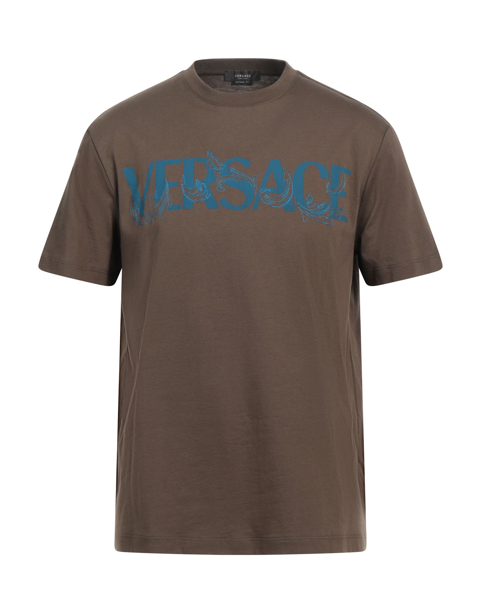 VERSACE T-shirts Herren Militärgrün VERSACE T-shirts Herren Militärgrün von VERSACE