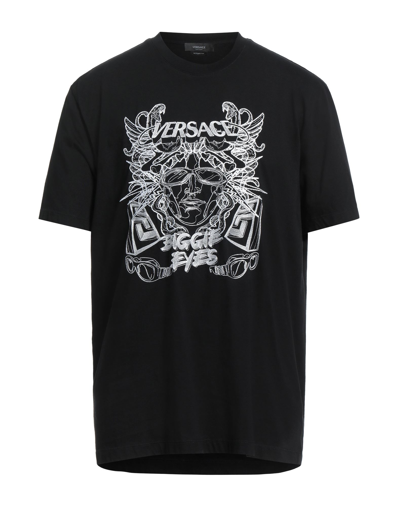 VERSACE T-shirts Herren Schwarz von VERSACE