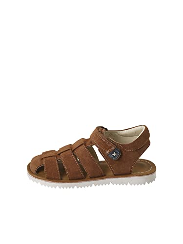 Vertbaudet Jungen Klett-Sandalen camelfarben 38 von Vertbaudet