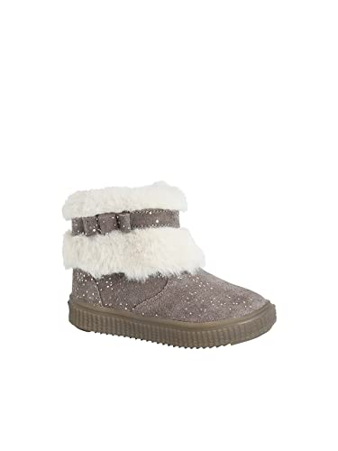 Vertbaudet Mädchen Baby Boots, Warmfutter taupe/weiß 22 von Vertbaudet