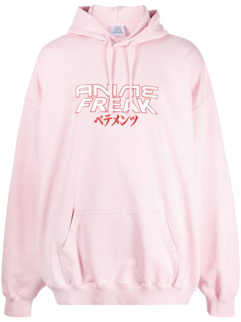 VETEMENTS Anime Freak Hoodie - Rosa von VETEMENTS