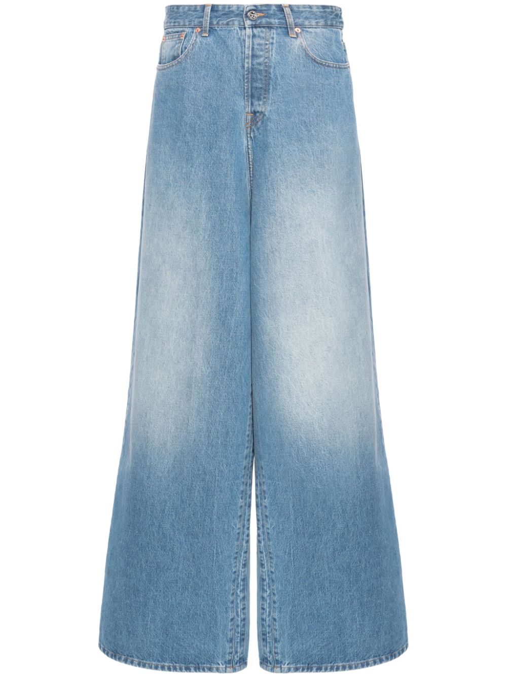 VETEMENTS Big Shape Wide-Leg-Jeans - Blau von VETEMENTS