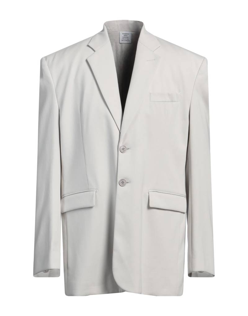 VETEMENTS Blazer Herren Hellgrau von VETEMENTS