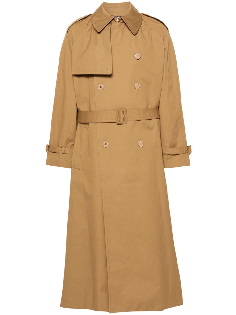 VETEMENTS Doppelreihiger Trenchcoat - Nude von VETEMENTS