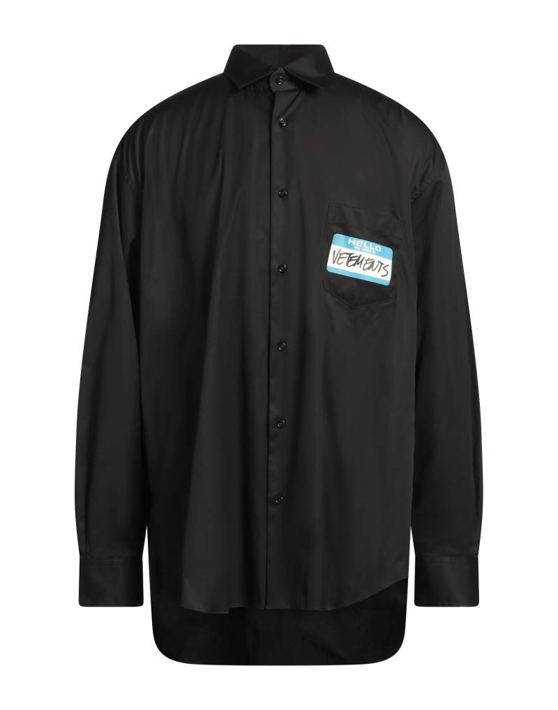 VETEMENTS Hemd Herren Schwarz von VETEMENTS