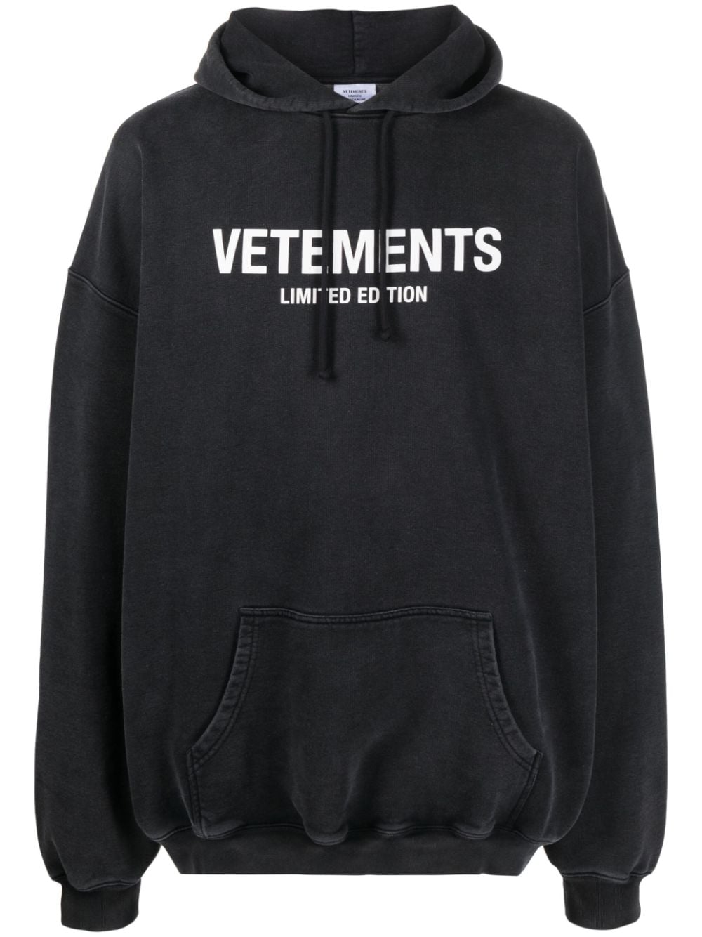 VETEMENTS Hoodie mit Logo-Print - Schwarz von VETEMENTS