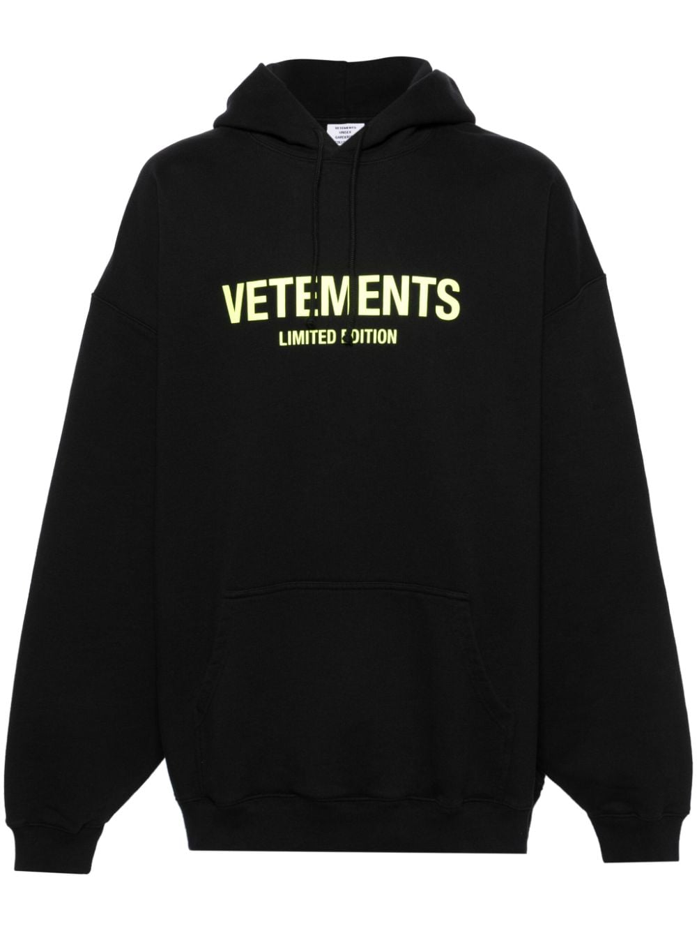 VETEMENTS Hoodie mit Logo-Print - Schwarz von VETEMENTS