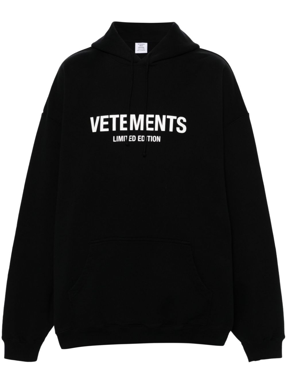 VETEMENTS Hoodie mit Logo-Print - Schwarz von VETEMENTS