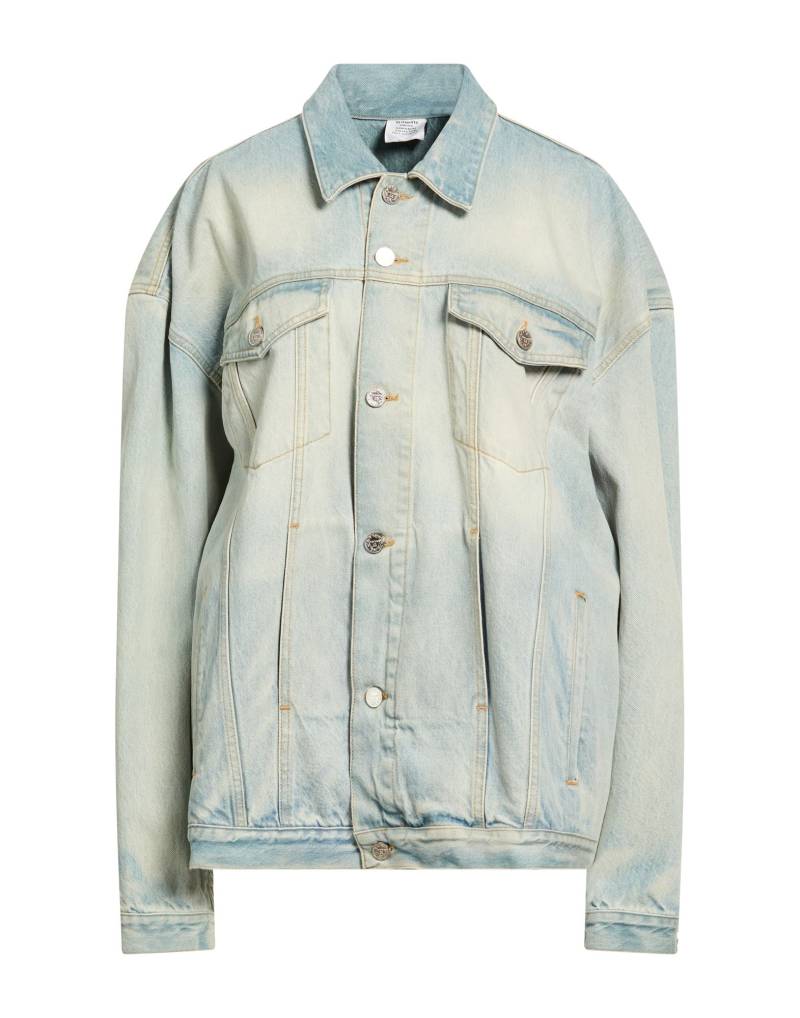 VETEMENTS Jeansjacke/-mantel Damen Blau von VETEMENTS