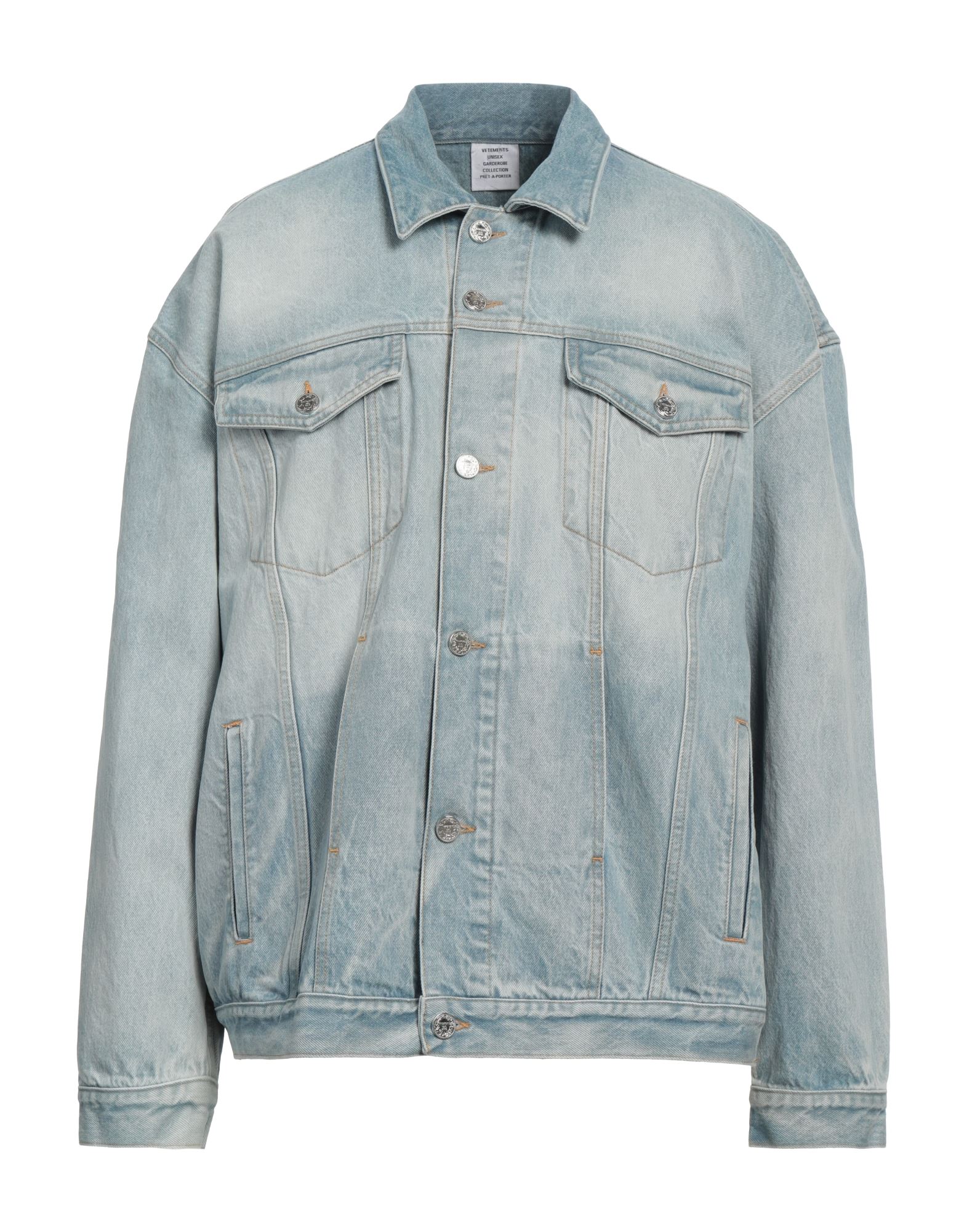 VETEMENTS Jeansjacke/-mantel Herren Blau von VETEMENTS