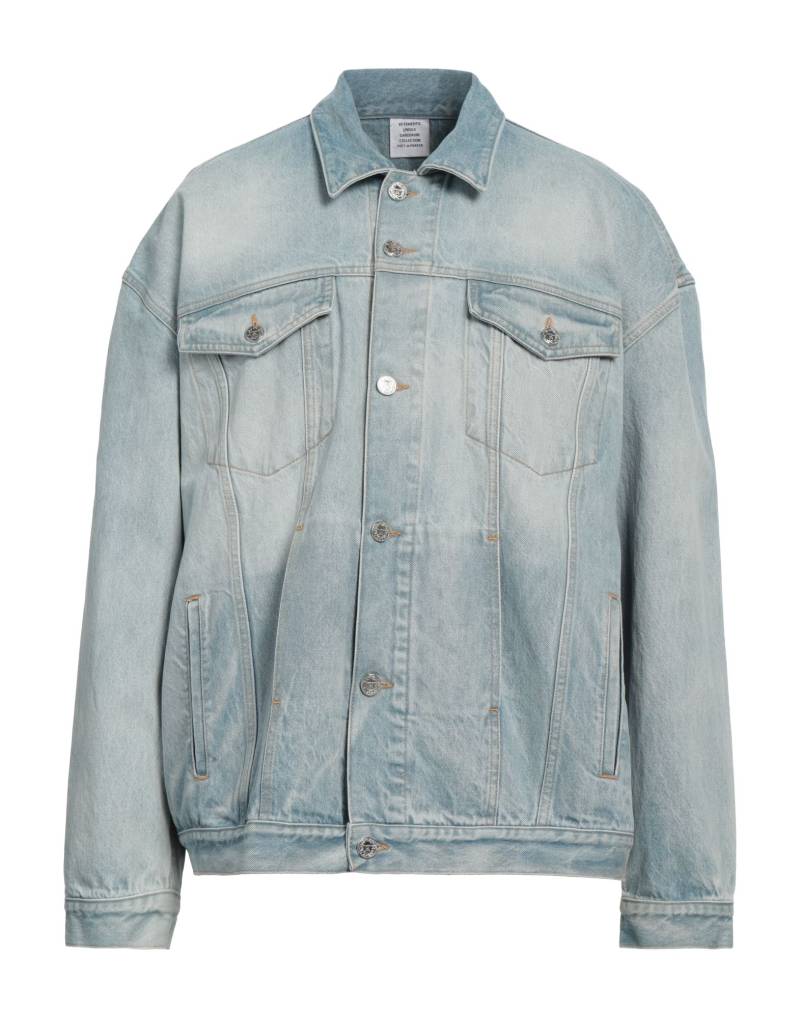 VETEMENTS Jeansjacke/-mantel Herren Blau von VETEMENTS