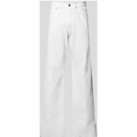 VETEMENTS Loose Fit Jeans mit Used-Look in Weiss, Größe L von VETEMENTS