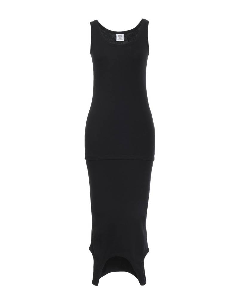 VETEMENTS Midi-kleid Damen Schwarz von VETEMENTS