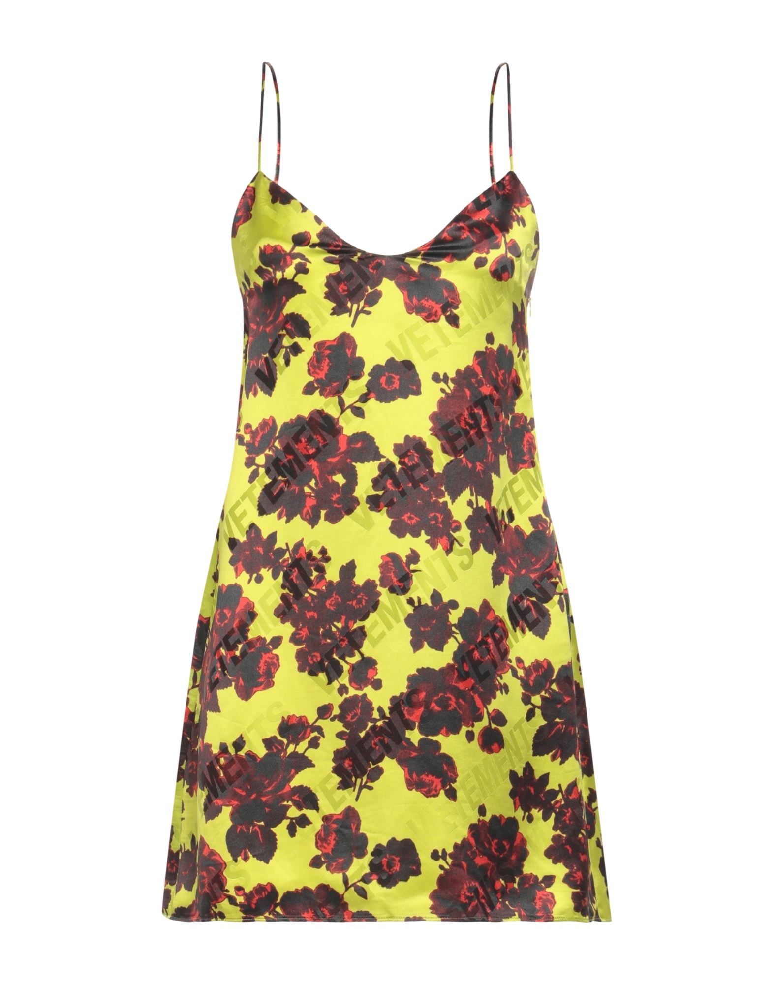 VETEMENTS Mini-kleid Damen Gelb von VETEMENTS