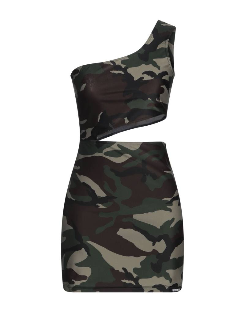 VETEMENTS Mini-kleid Damen Militärgrün von VETEMENTS