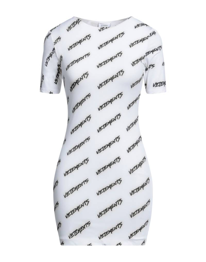 VETEMENTS Mini-kleid Damen Weiß von VETEMENTS