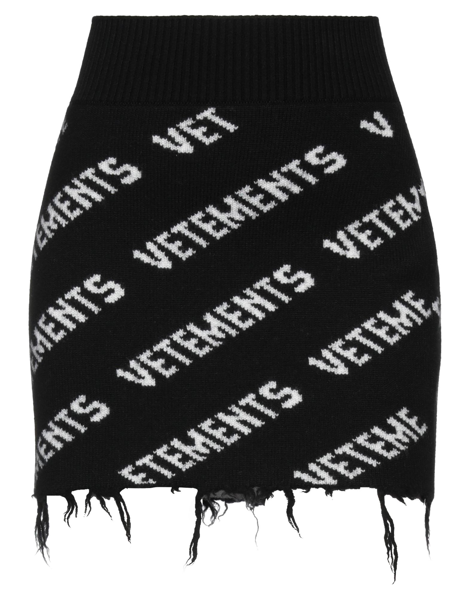 VETEMENTS Minirock Damen Schwarz von VETEMENTS
