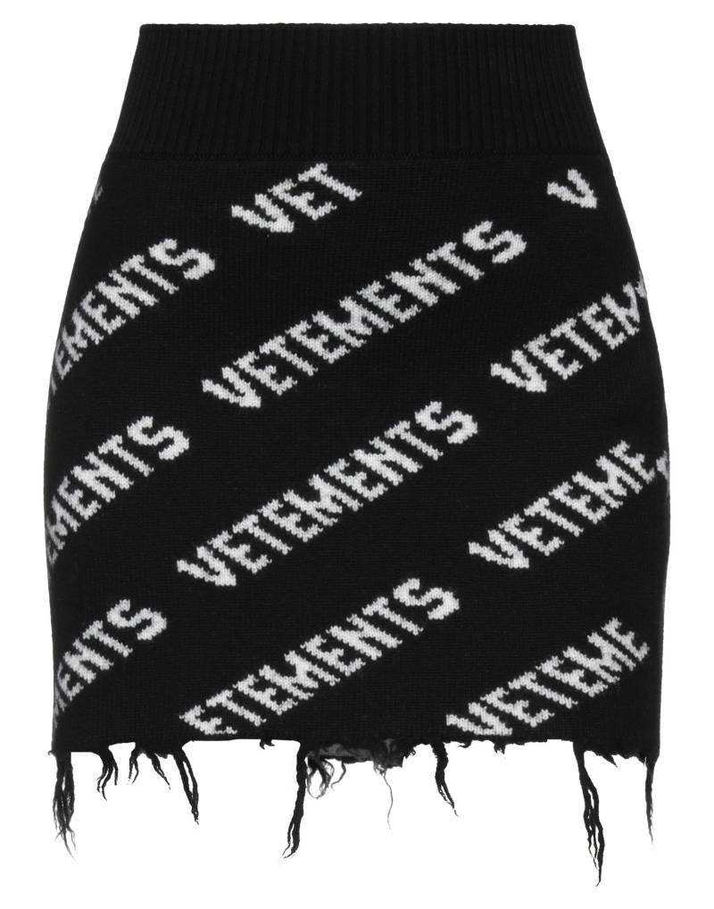 VETEMENTS Minirock Damen Schwarz von VETEMENTS