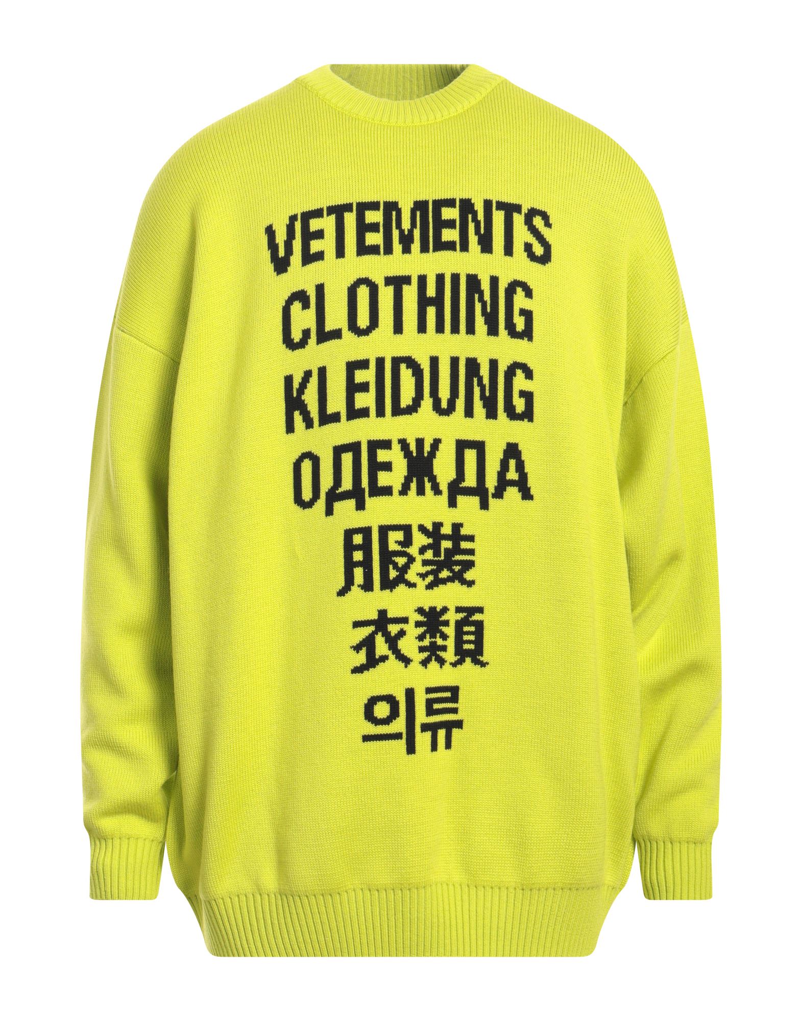 VETEMENTS Pullover Herren Hellgrün von VETEMENTS