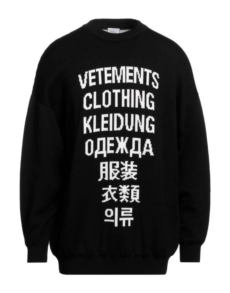 VETEMENTS Pullover Herren Schwarz von VETEMENTS
