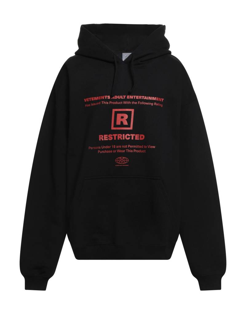 VETEMENTS Sweatshirt Herren Schwarz von VETEMENTS