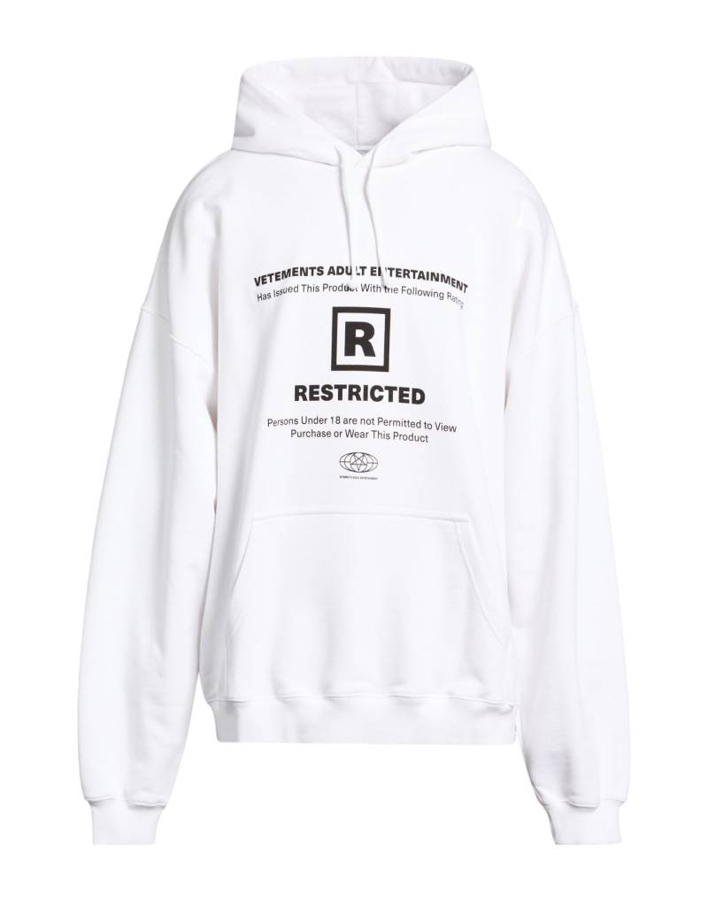 VETEMENTS Sweatshirt Herren Weiß von VETEMENTS