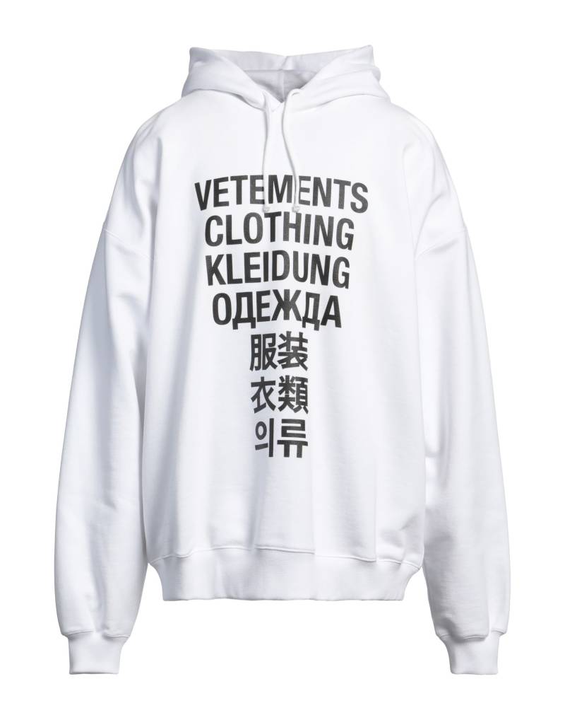 VETEMENTS Sweatshirt Herren Weiß von VETEMENTS