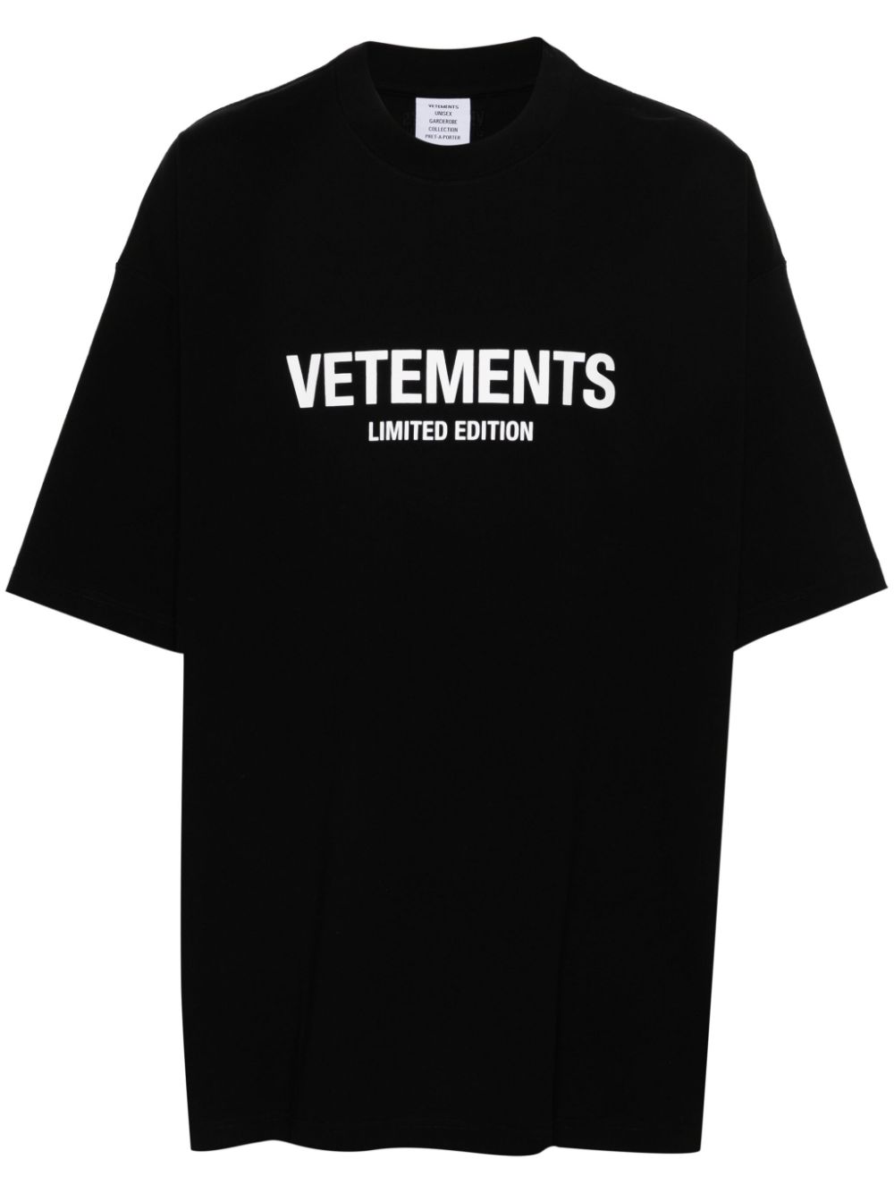 VETEMENTS T-Shirt mit Logo-Print - Schwarz von VETEMENTS