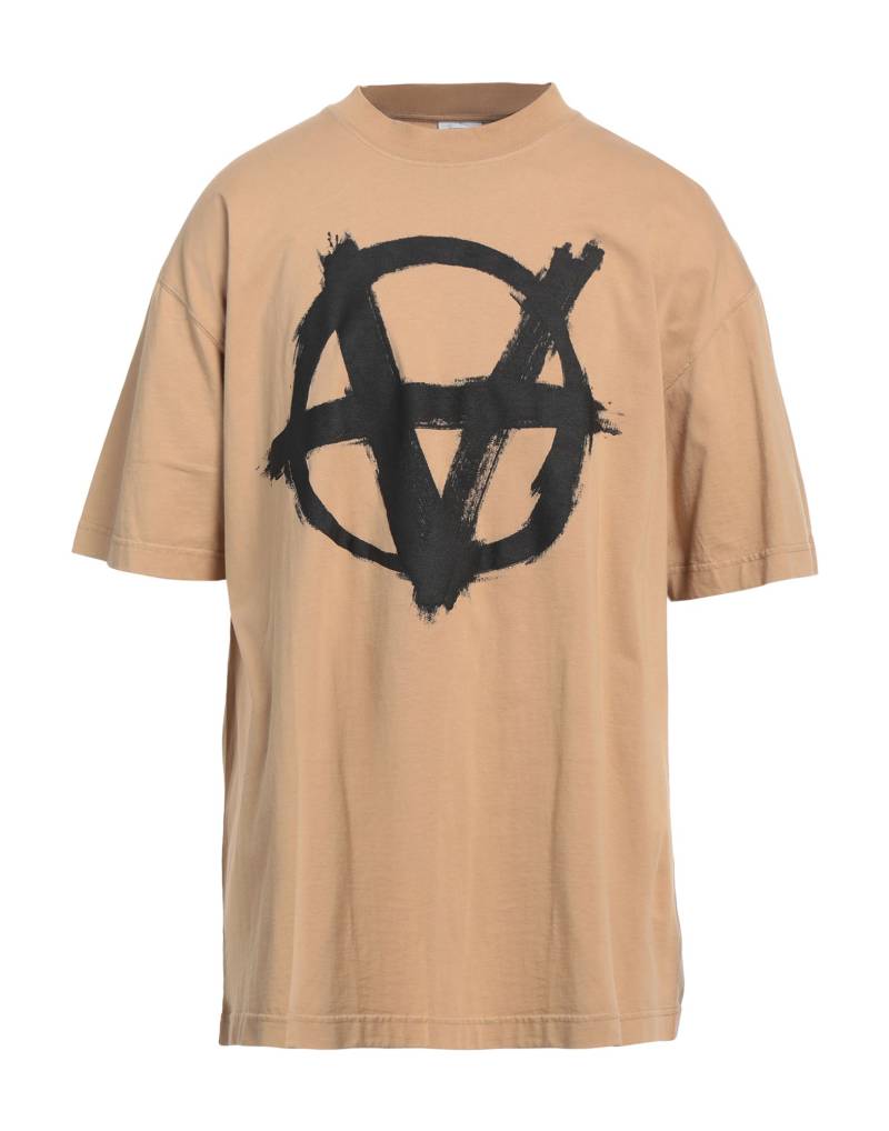 VETEMENTS T-shirts Herren Kamel von VETEMENTS