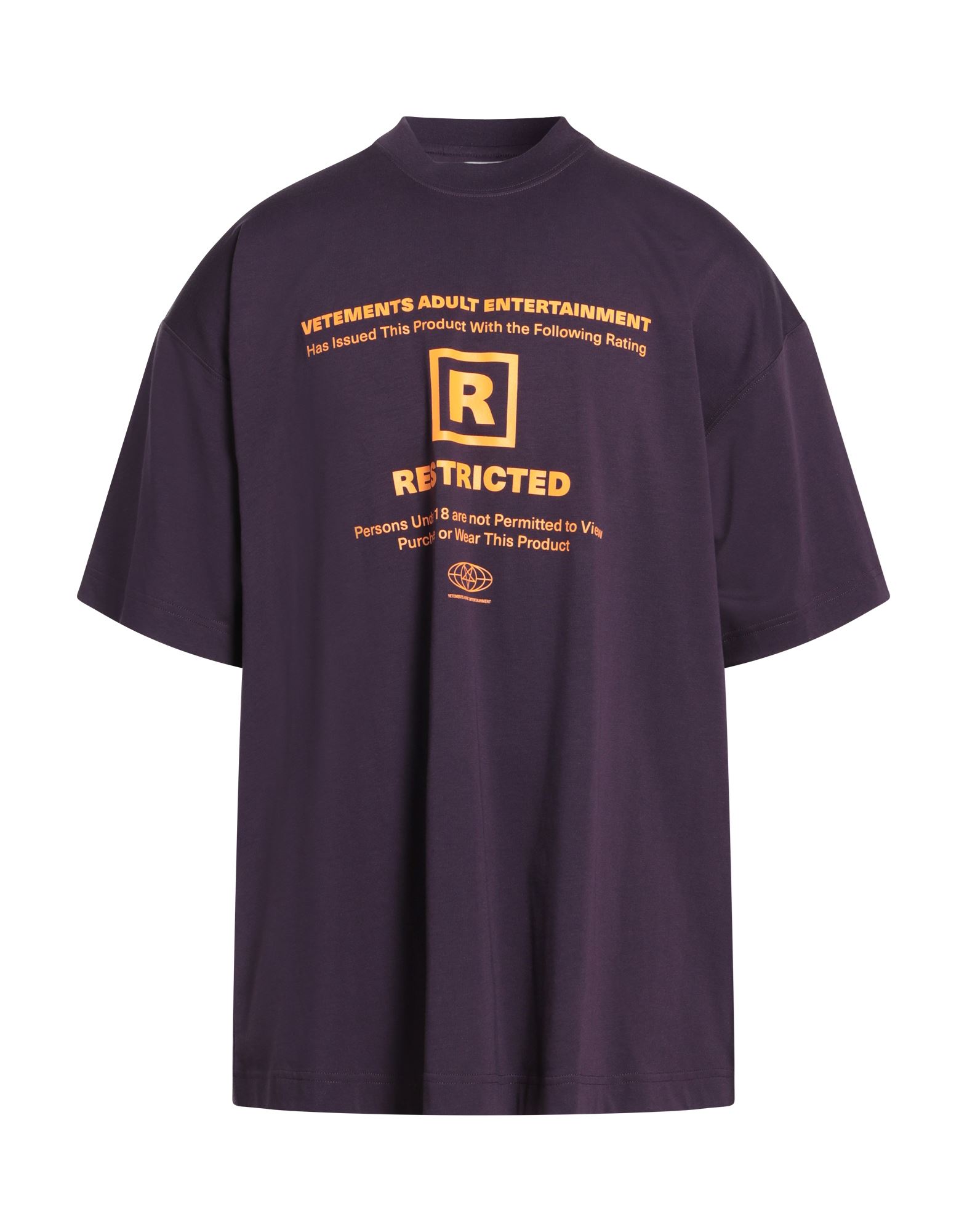 VETEMENTS T-shirts Herren Pflaume von VETEMENTS