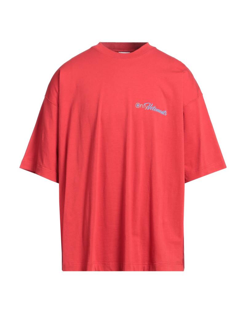 VETEMENTS T-shirts Herren Rot von VETEMENTS